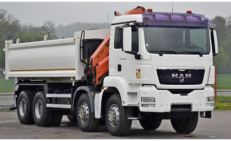 MAN TGS 35.440 * KIPPER 5,80m + KRAN * TOPZUSTAND - Camión volquete, Camión grúa: foto 4 MAN TGS 35.440 * KIPPER 5,80m + KRAN * TOPZUSTAND - Camión volquete, Camión grúa: foto 4