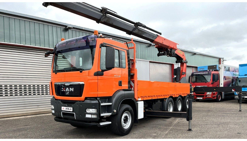 MAN TGS 35.480 8x4 Crane Palfinger PK 50002EH - Camión caja abierta, Camión grúa: foto 1 MAN TGS 35.480 8x4 Crane Palfinger PK 50002EH - Camión caja abierta, Camión grúa: foto 1
