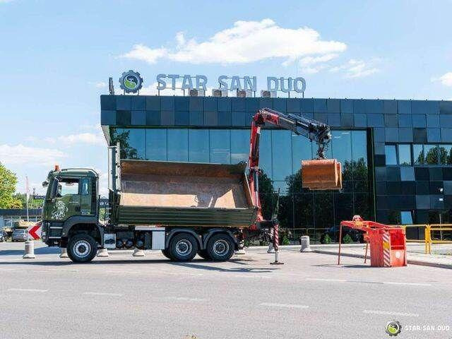 MAN TGS 35.480 PALFINGER PK 20002 HDS Grapple Tippe - Camión volquete, Camión grúa: foto 1 MAN TGS 35.480 PALFINGER PK 20002 HDS Grapple Tippe - Camión volquete, Camión grúa: foto 1