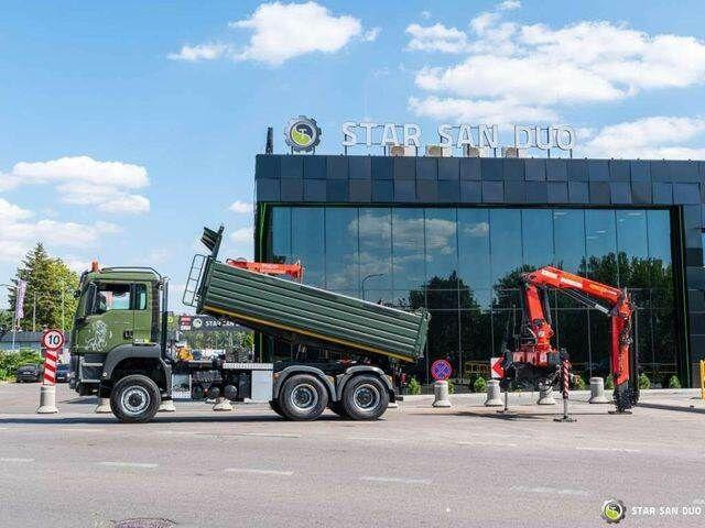 MAN TGS 35.480 PALFINGER PK 20002 HDS Grapple Tippe - Camión volquete, Camión grúa: foto 4 MAN TGS 35.480 PALFINGER PK 20002 HDS Grapple Tippe - Camión volquete, Camión grúa: foto 4