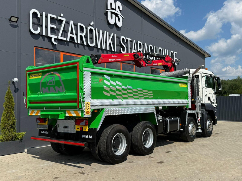 MAN TGS TGX 35.400 // 8x4 // E5 // wywrotka kiper + HDS z czerpakiem - Camión volquete, Camión grúa: foto 5 MAN TGS TGX 35.400 // 8x4 // E5 // wywrotka kiper + HDS z czerpakiem - Camión volquete, Camión grúa: foto 5