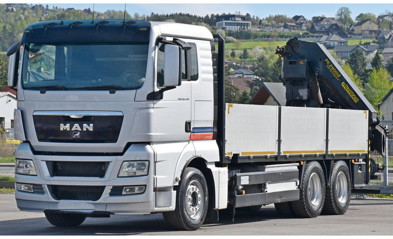 MAN TGX 26.440 Pritsche 6,40 m* PK 29002+FUNK *6x4 - Camión caja abierta, Camión grúa: foto 4 MAN TGX 26.440 Pritsche 6,40 m* PK 29002+FUNK *6x4 - Camión caja abierta, Camión grúa: foto 4