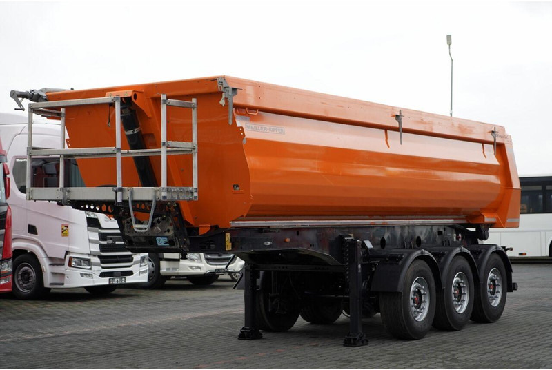 Meiller KIPPER WYWROTKA 26 m3 / STALOWA / RYNNA WANNA HP / OŚ PODNOSZON - Semirremolque volquete: foto 2 Meiller KIPPER WYWROTKA 26 m3 / STALOWA / RYNNA WANNA HP / OŚ PODNOSZON - Semirremolque volquete: foto 2
