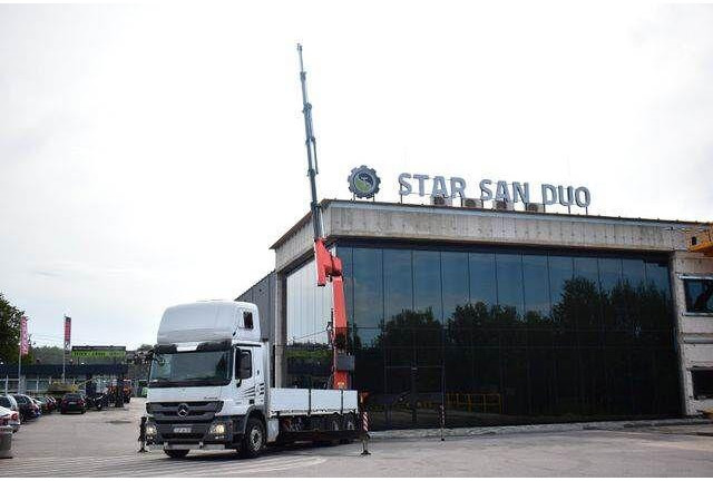 Mercedes-Benz ACTROS 2546 6x2 Palfinger PK 50002 EURO 5 Cran - Camión caja abierta, Camión grúa: foto 1 Mercedes-Benz ACTROS 2546 6x2 Palfinger PK 50002 EURO 5 Cran - Camión caja abierta, Camión grúa: foto 1