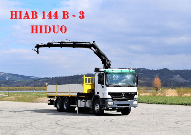 Mercedes-Benz ACTROS 2632 - Camión caja abierta, Camión grúa: foto 1 Mercedes-Benz ACTROS 2632 - Camión caja abierta, Camión grúa: foto 1