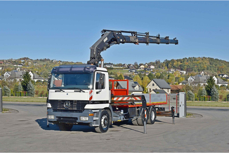 Mercedes-Benz ACTROS 2635 Pritsche - Camión caja abierta, Camión grúa: foto 2 Mercedes-Benz ACTROS 2635 Pritsche - Camión caja abierta, Camión grúa: foto 2