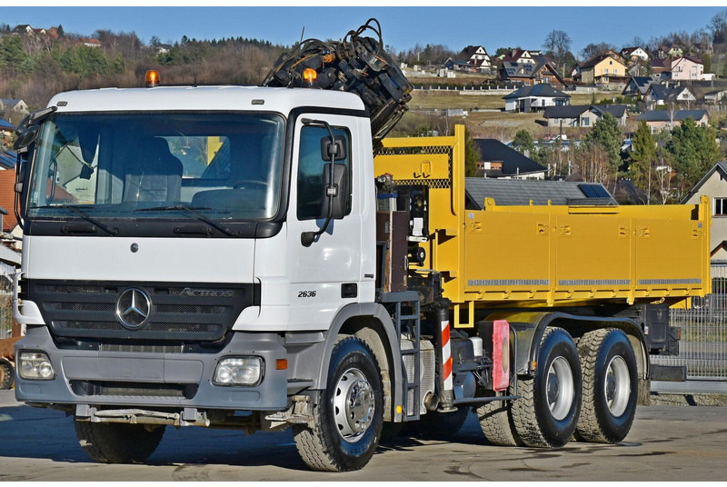 Mercedes-Benz ACTROS 2636 * TEREX 165.2E - A4 + FUNK/6x4 - Camión volquete, Camión grúa: foto 4 Mercedes-Benz ACTROS 2636 * TEREX 165.2E - A4 + FUNK/6x4 - Camión volquete, Camión grúa: foto 4