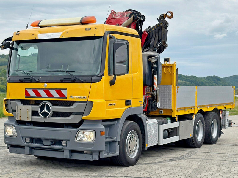 Mercedes-Benz ACTROS 2646 * FASSI F365AXP.26 + FUNK * 6x4 - Camión caja abierta, Camión grúa: foto 4 Mercedes-Benz ACTROS 2646 * FASSI F365AXP.26 + FUNK * 6x4 - Camión caja abierta, Camión grúa: foto 4