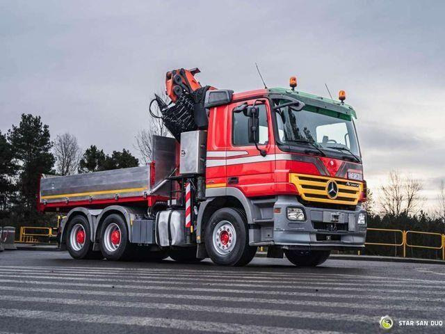 Camión caja abierta, Camión grúa Mercedes-Benz ACTROS 2648 6x4 PALFINGER PK 29002 Fly Jib Winc: foto 7