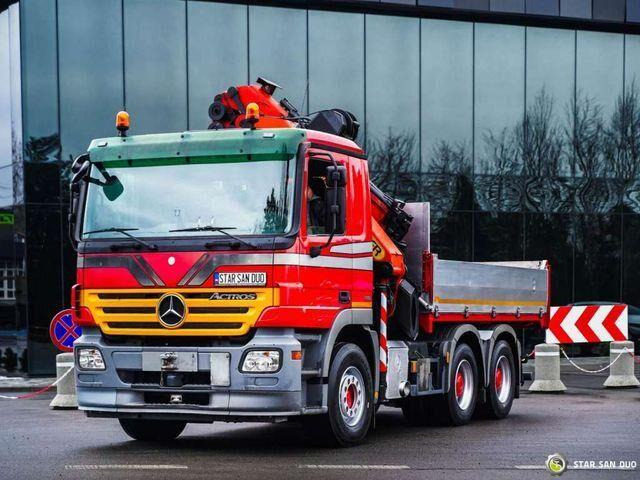 Camión caja abierta, Camión grúa Mercedes-Benz ACTROS 2648 6x4 PALFINGER PK 29002 Fly Jib Winc: foto 9