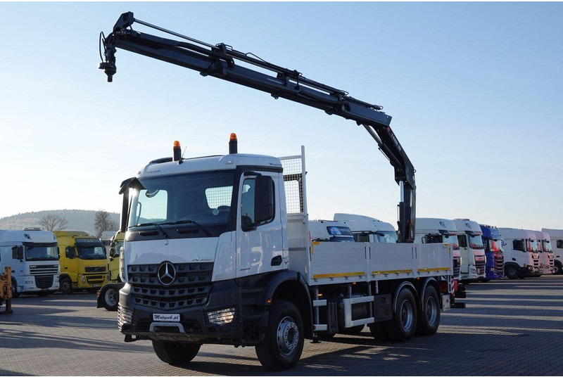 Mercedes-Benz AROCS 2633 / 6x4 / SKRZYNIOWY - 6,5 M / HDS HIAB 188 b-3 wysów: - Camión caja abierta, Camión grúa: foto 1 Mercedes-Benz AROCS 2633 / 6x4 / SKRZYNIOWY - 6,5 M / HDS HIAB 188 b-3 wysów: - Camión caja abierta, Camión grúa: foto 1