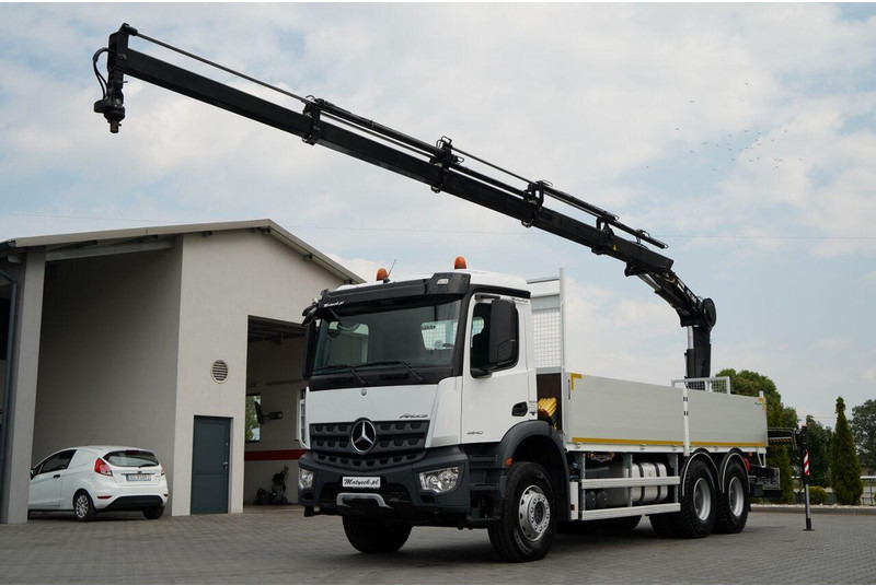 Mercedes-Benz / AROCS 2640 / 6x4 / SKRZYNIOWY - 6,5 M / HDS HIAB XS 144 / wysó - Camión caja abierta, Camión grúa: foto 2 Mercedes-Benz / AROCS 2640 / 6x4 / SKRZYNIOWY - 6,5 M / HDS HIAB XS 144 / wysó - Camión caja abierta, Camión grúa: foto 2