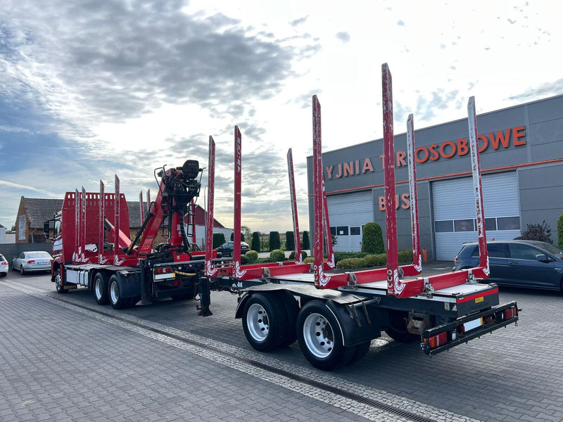 Mercedes-Benz AROCS 2645 EURO 6 6x4 TIMBER CARRIER HOLZTRANSPORT PALFINGER EPS - Camión forestal, Camión grúa: foto 3 Mercedes-Benz AROCS 2645 EURO 6 6x4 TIMBER CARRIER HOLZTRANSPORT PALFINGER EPS - Camión forestal, Camión grúa: foto 3