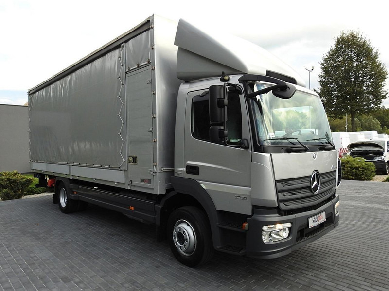 Mercedes-Benz ATEGO 1221 PLANDEKA WINDA 16 PALET WEBASTO KLIMATYZACJA PNEUMATY - Camión lona: foto 4 Mercedes-Benz ATEGO 1221 PLANDEKA WINDA 16 PALET WEBASTO KLIMATYZACJA PNEUMATY - Camión lona: foto 4