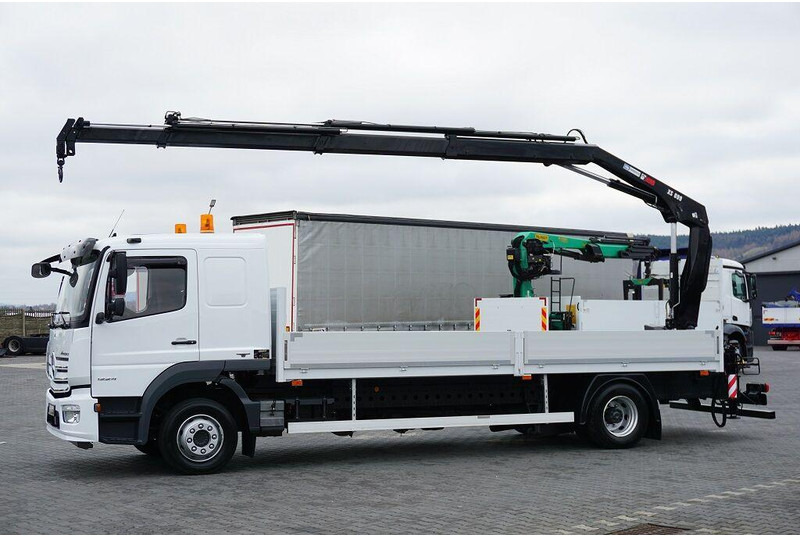 Mercedes-Benz ATEGO / 1224 / ACC / SKRZYNIOWY + HDS / HIAB 099 B - 3 DUO - Camión caja abierta, Camión grúa: foto 3 Mercedes-Benz ATEGO / 1224 / ACC / SKRZYNIOWY + HDS / HIAB 099 B - 3 DUO - Camión caja abierta, Camión grúa: foto 3