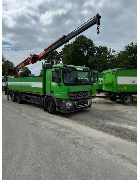 Mercedes-Benz Actros 2541 mit Atlas -Kran - Camión caja abierta, Camión grúa: foto 3 Mercedes-Benz Actros 2541 mit Atlas -Kran - Camión caja abierta, Camión grúa: foto 3