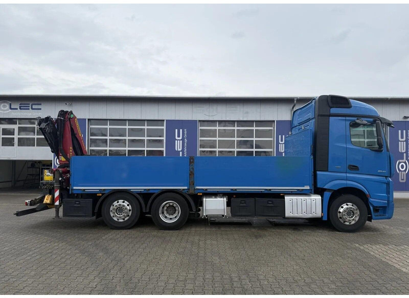 Mercedes-Benz Actros 2545 - Flatbed + crane 6x2 - Camión caja abierta, Camión grúa: foto 5 Mercedes-Benz Actros 2545 - Flatbed + crane 6x2 - Camión caja abierta, Camión grúa: foto 5