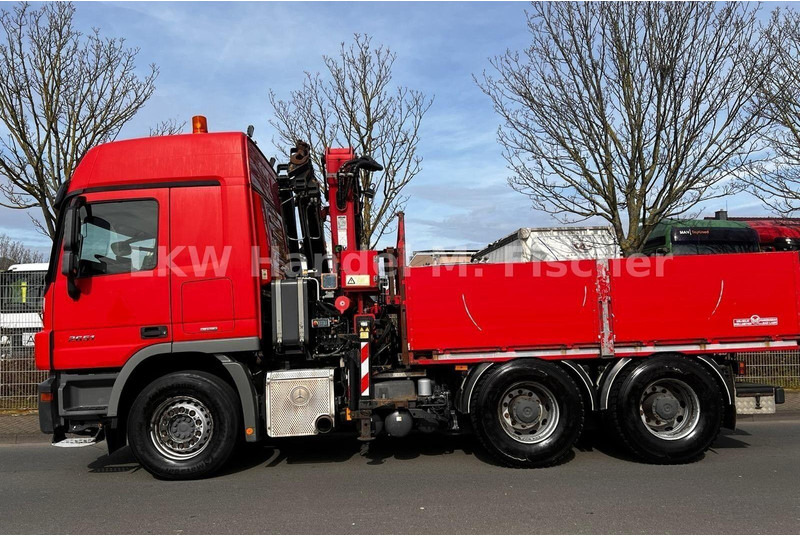 Mercedes-Benz Actros 2651 6x4 Flatbed + Crane Atlas 190.2 - Camión caja abierta, Camión grúa: foto 5 Mercedes-Benz Actros 2651 6x4 Flatbed + Crane Atlas 190.2 - Camión caja abierta, Camión grúa: foto 5