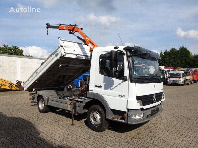 Leasing de Mercedes-Benz Atego 818 - 3 way tipper+crane Mercedes-Benz Atego 818 - 3 way tipper+crane: foto 11