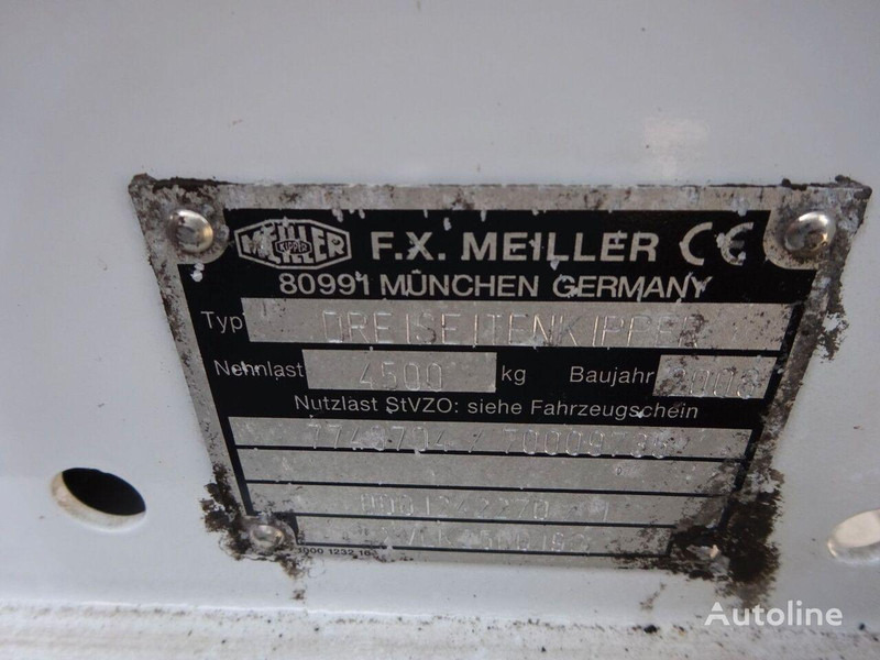 Leasing de Mercedes-Benz Atego 818 - 3 way tipper+crane Mercedes-Benz Atego 818 - 3 way tipper+crane: foto 16