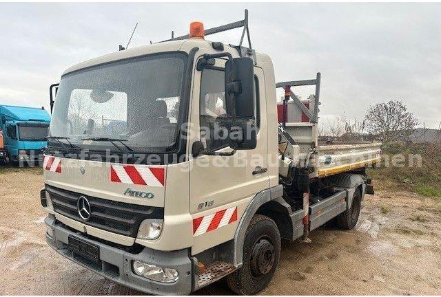Mercedes-Benz Atego 818 Tipper + Crane Atlas 65.2 - Camión volquete, Camión grúa: foto 2 Mercedes-Benz Atego 818 Tipper + Crane Atlas 65.2 - Camión volquete, Camión grúa: foto 2