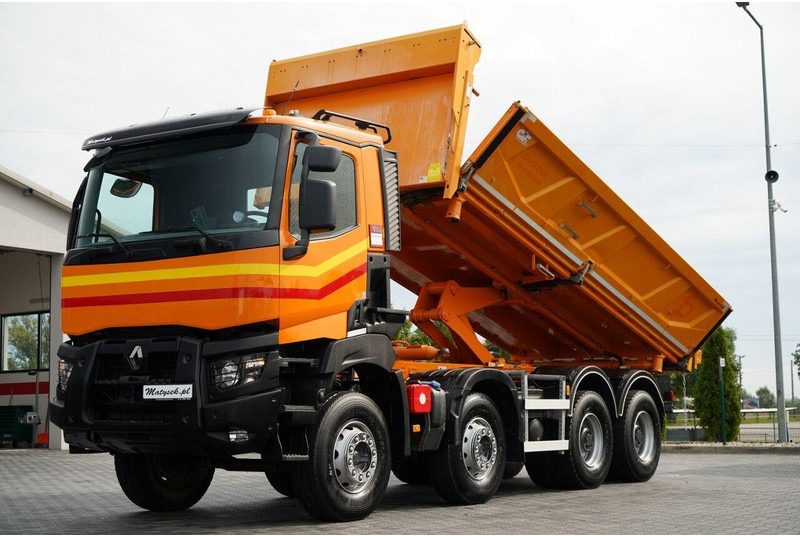Renault K 480 / 8x4 / WYWROTKA DWUSTRONNA / HYDROBURTA / KLAPODRZWI / S - Camión volquete: foto 1 Renault K 480 / 8x4 / WYWROTKA DWUSTRONNA / HYDROBURTA / KLAPODRZWI / S - Camión volquete: foto 1