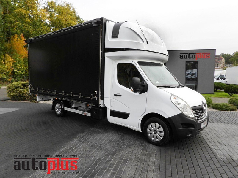 Renault MASTER PLANDEKA 10 PALET WEBASTO TEMPOMAT KLIMATYZACJA 170KM [ - Furgoneta con lona: foto 1 Renault MASTER PLANDEKA 10 PALET WEBASTO TEMPOMAT KLIMATYZACJA 170KM [ - Furgoneta con lona: foto 1