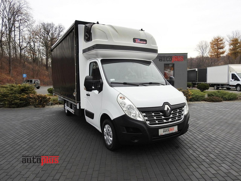 Renault MASTER PLANDEKA 10 PALET WEBASTO TEMPOMAT KLIMATYZACJA 170KM [ - Furgoneta con lona: foto 1 Renault MASTER PLANDEKA 10 PALET WEBASTO TEMPOMAT KLIMATYZACJA 170KM [ - Furgoneta con lona: foto 1