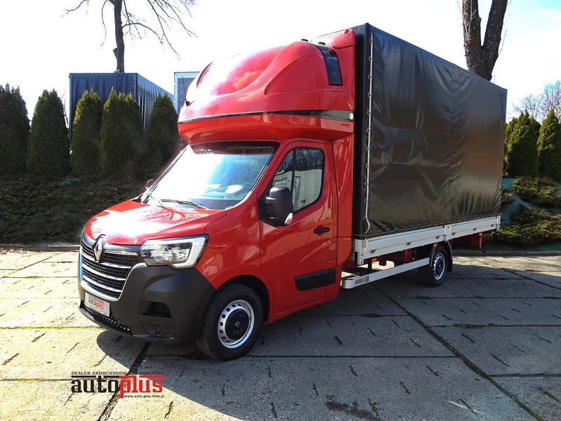 Renault MASTER PLANDEKA 10 PALET WEBASTO TEMPOMAT KLIMATYZACJA LEDY PNEU - Furgoneta con lona: foto 1 Renault MASTER PLANDEKA 10 PALET WEBASTO TEMPOMAT KLIMATYZACJA LEDY PNEU - Furgoneta con lona: foto 1