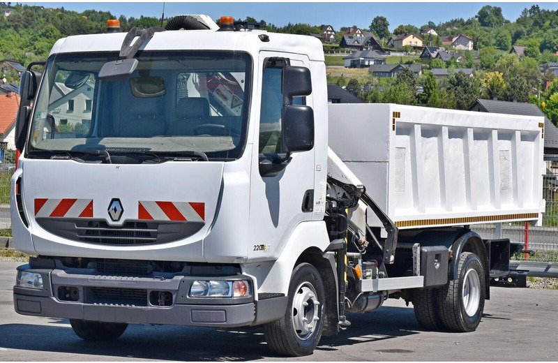 Renault MIDLUM 220 DXI - Camión volquete, Camión grúa: foto 4 Renault MIDLUM 220 DXI - Camión volquete, Camión grúa: foto 4