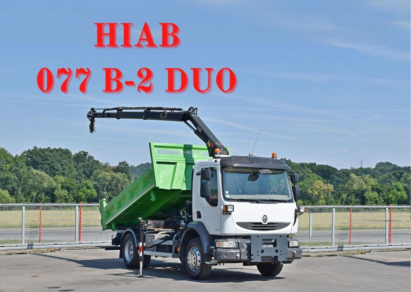 Renault MIDLUM 220 DXI - Camión volquete, Camión grúa: foto 1 Renault MIDLUM 220 DXI - Camión volquete, Camión grúa: foto 1