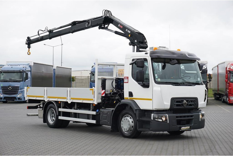 Renault PREMIUM / D16 / ACC / SKRZYNIOWY + HDS / HIAB 099 E - 2 HIDUO - Camión caja abierta, Camión grúa: foto 2 Renault PREMIUM / D16 / ACC / SKRZYNIOWY + HDS / HIAB 099 E - 2 HIDUO - Camión caja abierta, Camión grúa: foto 2