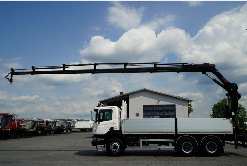 Scania P 360 / 6X4 / SKRZYNIOWY 4.85 + HDS HIAB 211 E-6 HIDUO / UDŹWIG - Camión caja abierta, Camión grúa: foto 5 Scania P 360 / 6X4 / SKRZYNIOWY 4.85 + HDS HIAB 211 E-6 HIDUO / UDŹWIG - Camión caja abierta, Camión grúa: foto 5