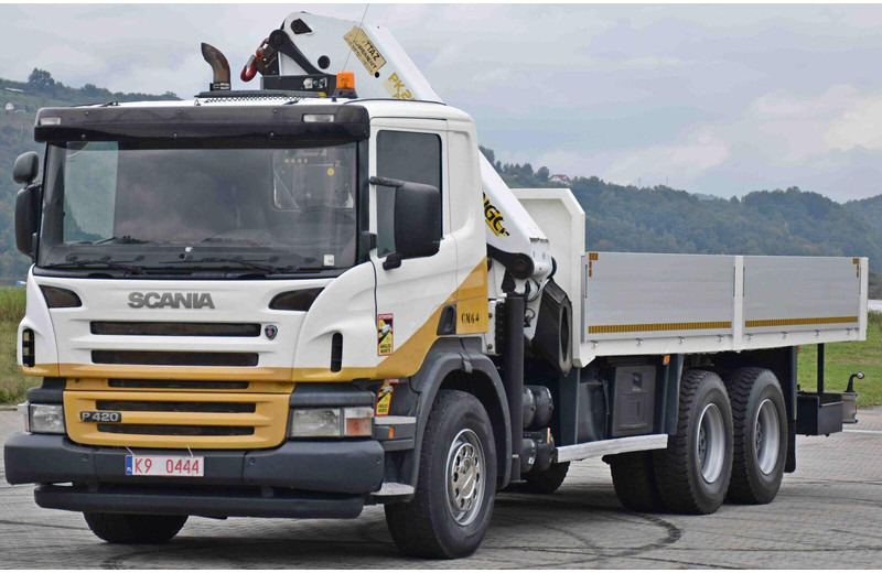 Scania P 420 - Camión caja abierta, Camión grúa: foto 3 Scania P 420 - Camión caja abierta, Camión grúa: foto 3