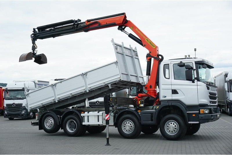 Scanvo G 400 / E 5 / 8 X 4 / 4 x 4 / WYWROTKA + HDS / TRIDEM / PALFINGE - Camión volquete, Camión grúa: foto 4 Scanvo G 400 / E 5 / 8 X 4 / 4 x 4 / WYWROTKA + HDS / TRIDEM / PALFINGE - Camión volquete, Camión grúa: foto 4