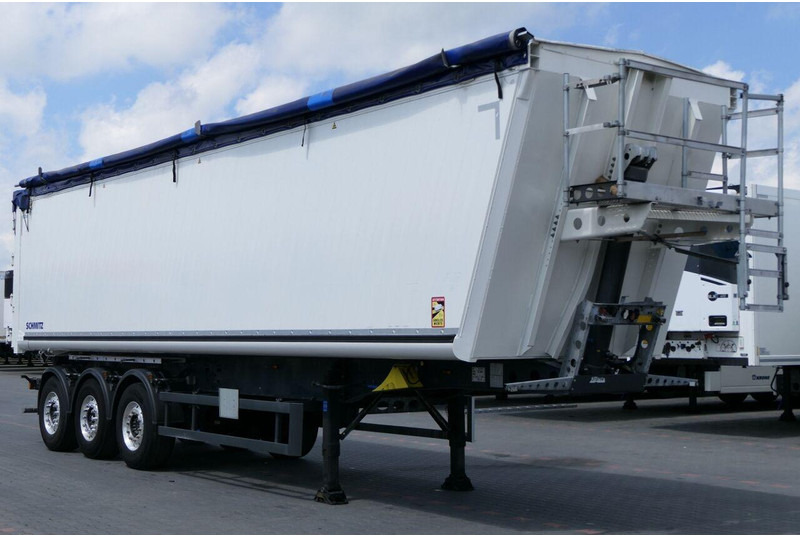 Schmitz Cargobull WYWROTKA 58 M3 / MULDA ALUMINIOWA / KLAPO-DRZWI / OŚ PODNOSZONA - Semirremolque volquete: foto 1 Schmitz Cargobull WYWROTKA 58 M3 / MULDA ALUMINIOWA / KLAPO-DRZWI / OŚ PODNOSZONA - Semirremolque volquete: foto 1