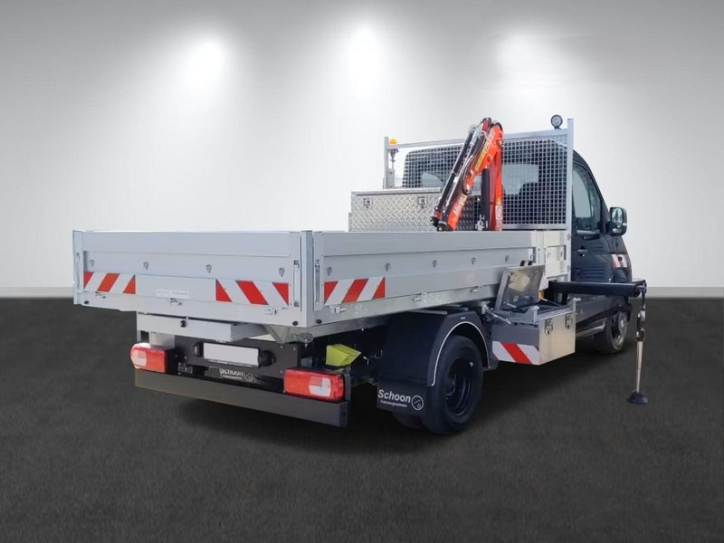 Volkswagen Crafter 50 - Flatbed truck + crane - Camión caja abierta, Camión grúa: foto 2 Volkswagen Crafter 50 - Flatbed truck + crane - Camión caja abierta, Camión grúa: foto 2