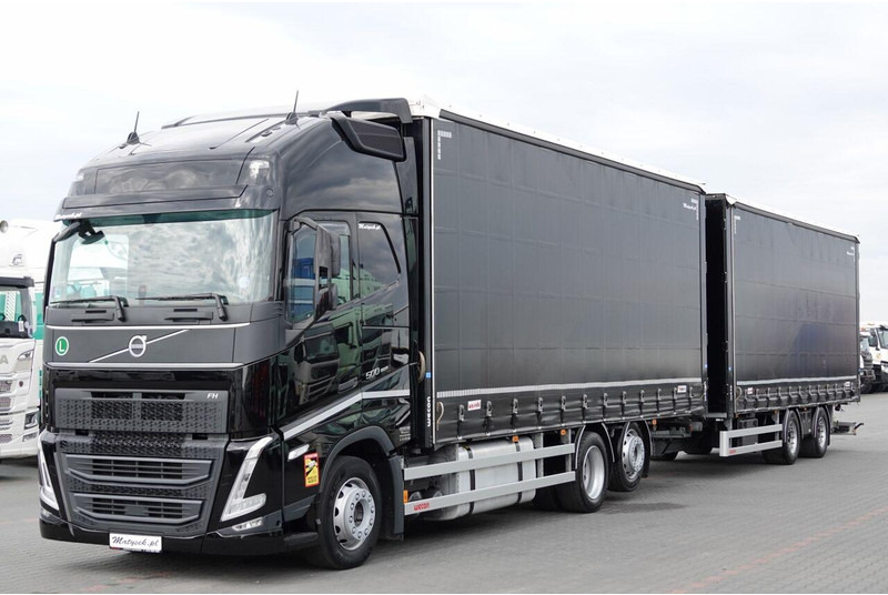 Volvo FH 500 / I-SAVE / XL / ZESTAW TANDEM PRZEJAZDOWY 120 M3 / 2023 / - Camión lona: foto 3 Volvo FH 500 / I-SAVE / XL / ZESTAW TANDEM PRZEJAZDOWY 120 M3 / 2023 / - Camión lona: foto 3