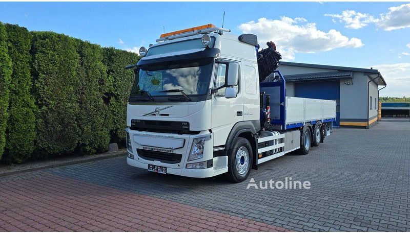 Volvo FM 500 - Flatbed+crane 6x2 - Camión caja abierta, Camión grúa: foto 1 Volvo FM 500 - Flatbed+crane 6x2 - Camión caja abierta, Camión grúa: foto 1