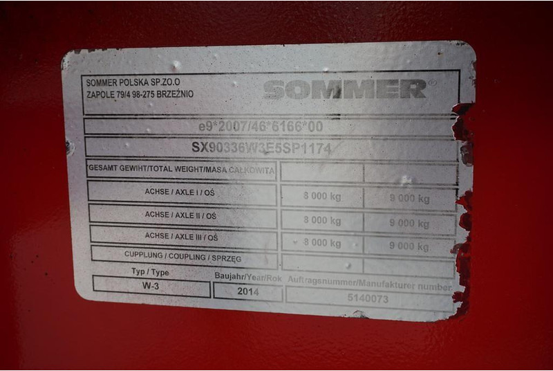 Semirremolque cisterna para transporte de alimentos Wielton SOMMER / CYSTERNA SPOZYWCZA / 28 374 LITRÓW / 4 KOMOROWA / WEBAS: foto 11 Semirremolque cisterna para transporte de alimentos Wielton SOMMER / CYSTERNA SPOZYWCZA / 28 374 LITRÓW / 4 KOMOROWA / WEBAS: foto 11