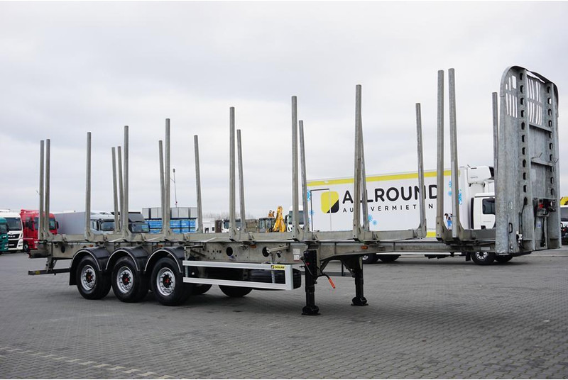 Zaslaw KŁONICOWA / DO DREWNA / WAGA 6 400 KG / OŚ PODNOSZONA - Remolque maderero: foto 4 Zaslaw KŁONICOWA / DO DREWNA / WAGA 6 400 KG / OŚ PODNOSZONA - Remolque maderero: foto 4