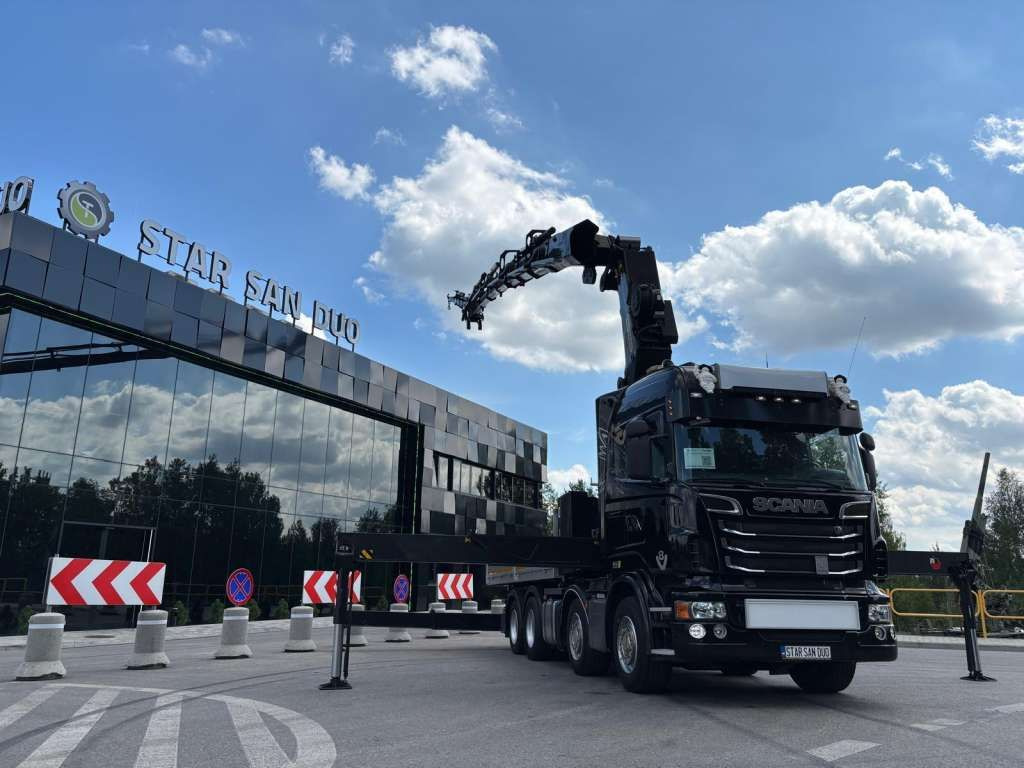 Cabeza tractora Scania  R560 8x2 PALFINGER PK 92002 SH Fly Jib Winch 5t: foto 9