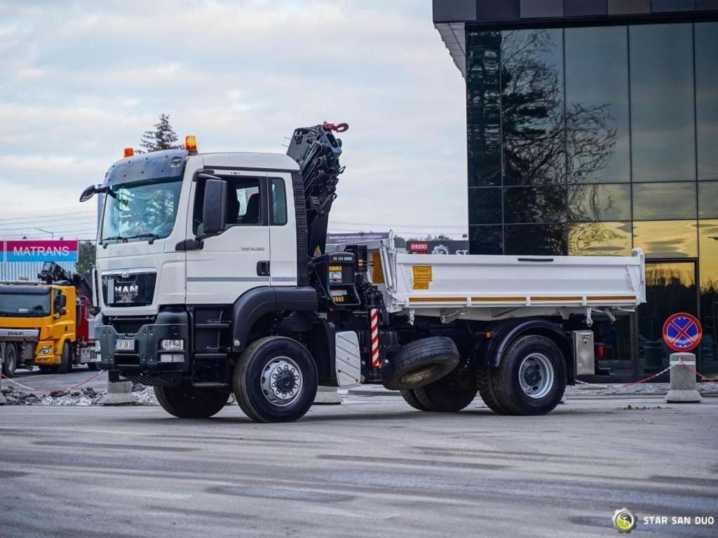 Camión grúa, Camión volquete MAN  TGS 18.360 4x4 HIAB 144 E-4 Crane Kipper MAN  TGS 18.360 4x4 HIAB 144 E-4 Crane Kipper: foto 6
