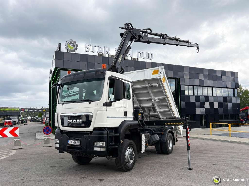 MAN TGS 18.360 4x4 HIAB 144 E-4 Crane Kipper MAN TGS 18.360 4x4 HIAB 144 E-4 Crane Kipper - Camión grúa, Camión volquete: foto 1 MAN TGS 18.360 4x4 HIAB 144 E-4 Crane Kipper MAN TGS 18.360 4x4 HIAB 144 E-4 Crane Kipper - Camión grúa, Camión volquete: foto 1
