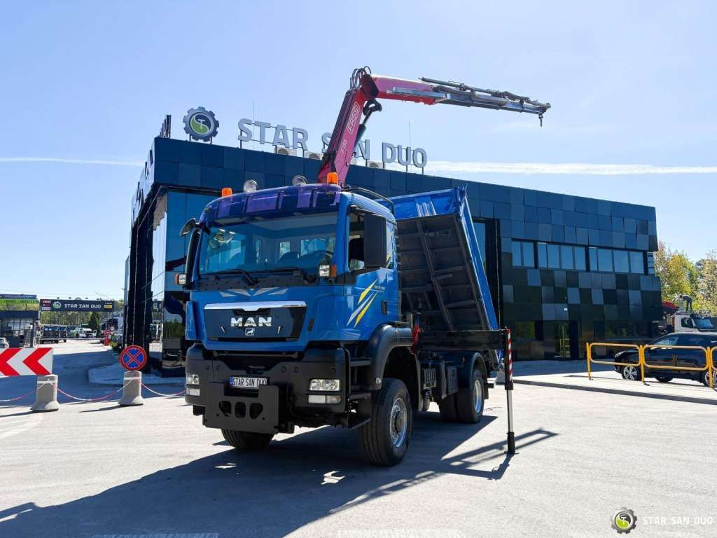 MAN TGS 18.360 Fassi F155A 24 HDS Crane Kipper - Camión volquete: foto 3 MAN TGS 18.360 Fassi F155A 24 HDS Crane Kipper - Camión volquete: foto 3