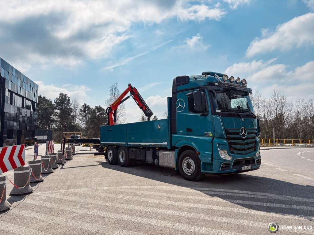 Mercedes-Benz  ACTROS 2545 6x2 Palfinger PK 16001 HDS Crane Mercedes-Benz  ACTROS 2545 6x2 Palfinger PK 16001 HDS Crane - Camión grúa, Camión caja abierta: foto 3 Mercedes-Benz  ACTROS 2545 6x2 Palfinger PK 16001 HDS Crane Mercedes-Benz  ACTROS 2545 6x2 Palfinger PK 16001 HDS Crane - Camión grúa, Camión caja abierta: foto 3