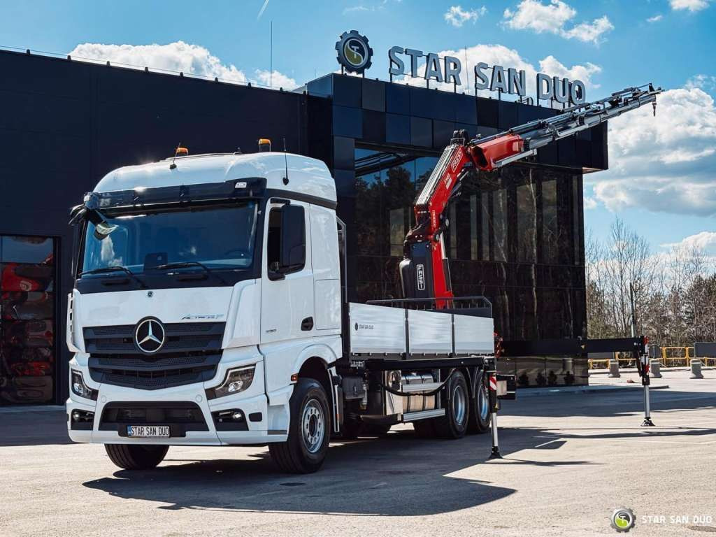 Mercedes-Benz ACTROS 3351 NEW 6x4 Fassi F485 Crane - Camión grúa: foto 1 Mercedes-Benz ACTROS 3351 NEW 6x4 Fassi F485 Crane - Camión grúa: foto 1