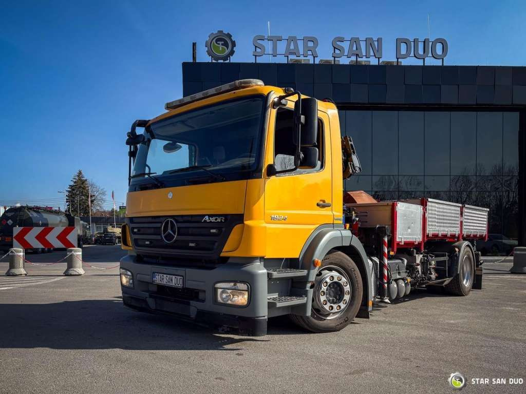 Mercedes-Benz AXOR 1824 4x2 HMF 975 HDS Crane Rotator Kipper Mercedes-Benz AXOR 1824 4x2 HMF 975 HDS Crane Rotator Kipper - Camión grúa, Camión volquete: foto 3 Mercedes-Benz AXOR 1824 4x2 HMF 975 HDS Crane Rotator Kipper Mercedes-Benz AXOR 1824 4x2 HMF 975 HDS Crane Rotator Kipper - Camión grúa, Camión volquete: foto 3