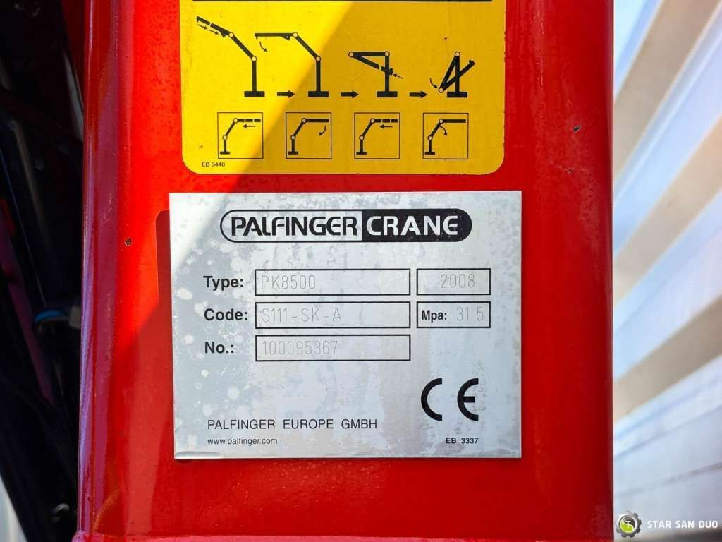 Leasing de  Mercedes-Benz  AXOR 1824 4x4 PALFINGER PK 8500 Crane Kran Mercedes-Benz  AXOR 1824 4x4 PALFINGER PK 8500 Crane Kran: foto 26