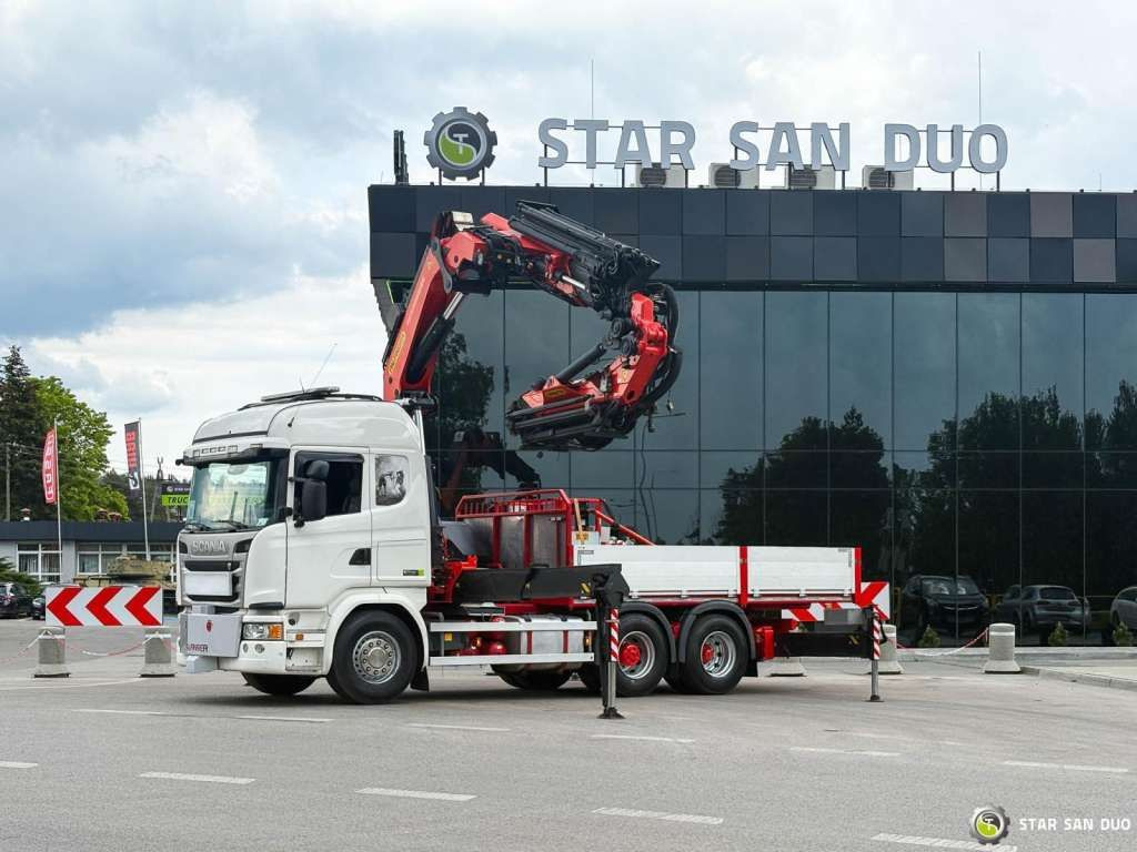 Scania G490 6x2 Palfinger PK 53002 SH Fly Jib Basket - Camión grúa: foto 1 Scania G490 6x2 Palfinger PK 53002 SH Fly Jib Basket - Camión grúa: foto 1